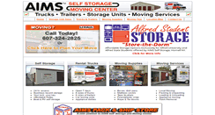 Desktop Screenshot of aimsselfstorage.com